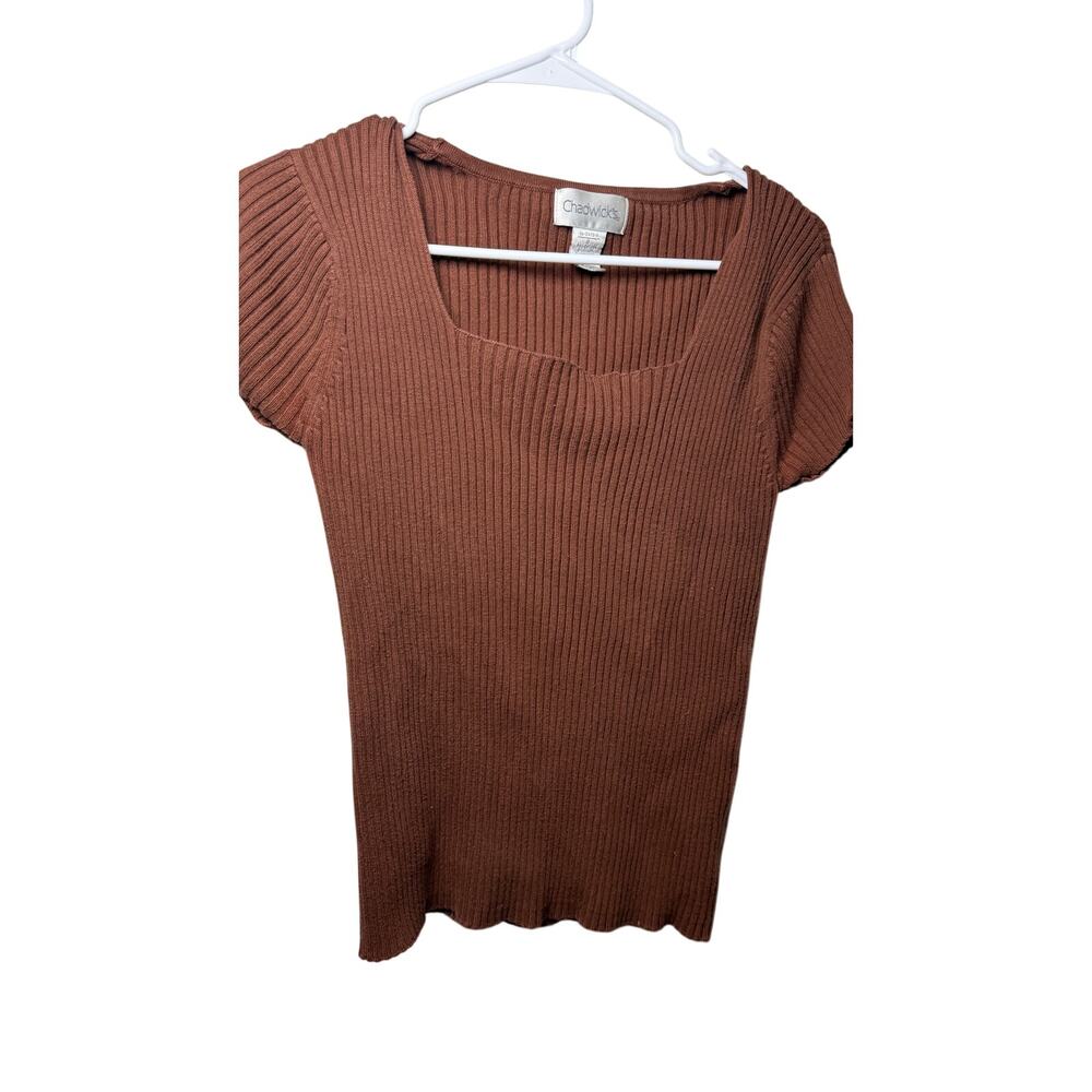 Vintage Y2K Short Sleeve Chadwick's Sweater Size Small